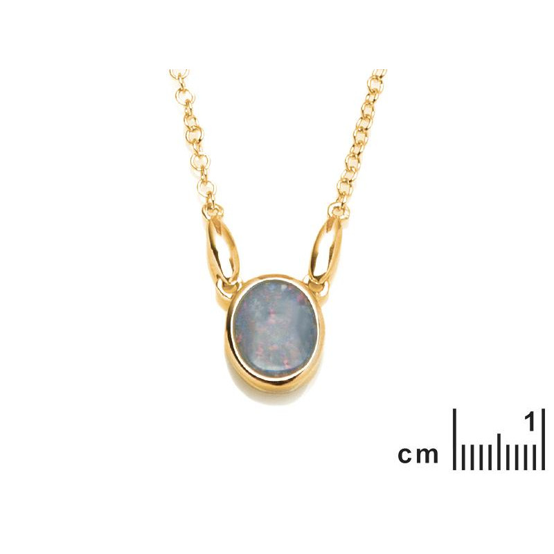 Collana opale blu — per racchiudere il cielo — foto 1