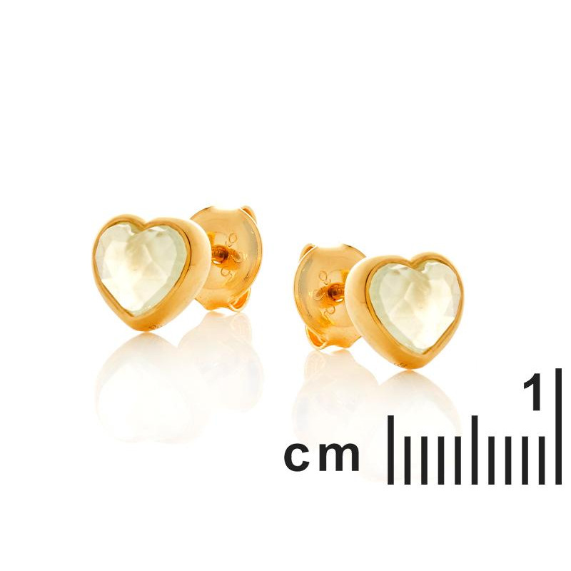 Orecchini cuore verdi — per accogliere l'amore — foto 1