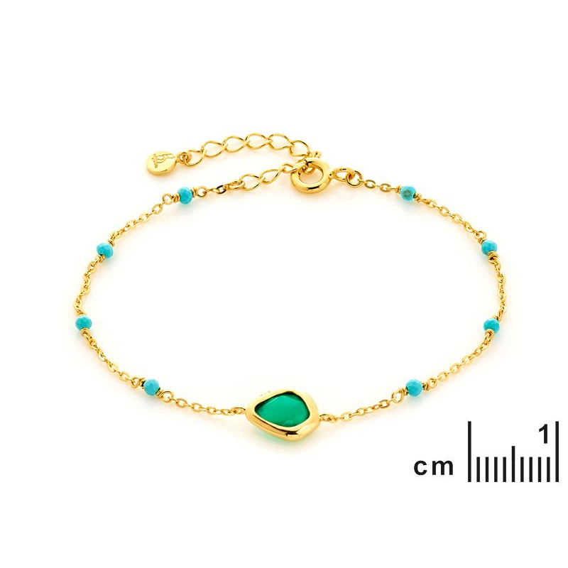 Bracciale onice e turchese — per custodire i tuoi sogni — foto 1