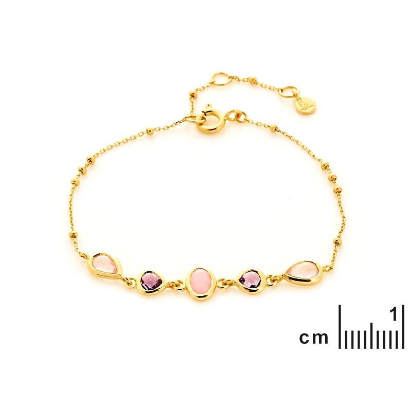 Bracciale di eleganza con opale rosa, per celebrare la tua femminilità — foto 2