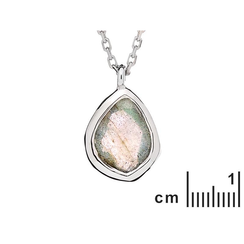 Collana Labradorite Multicolore — Per Portare la Purezza — foto 1