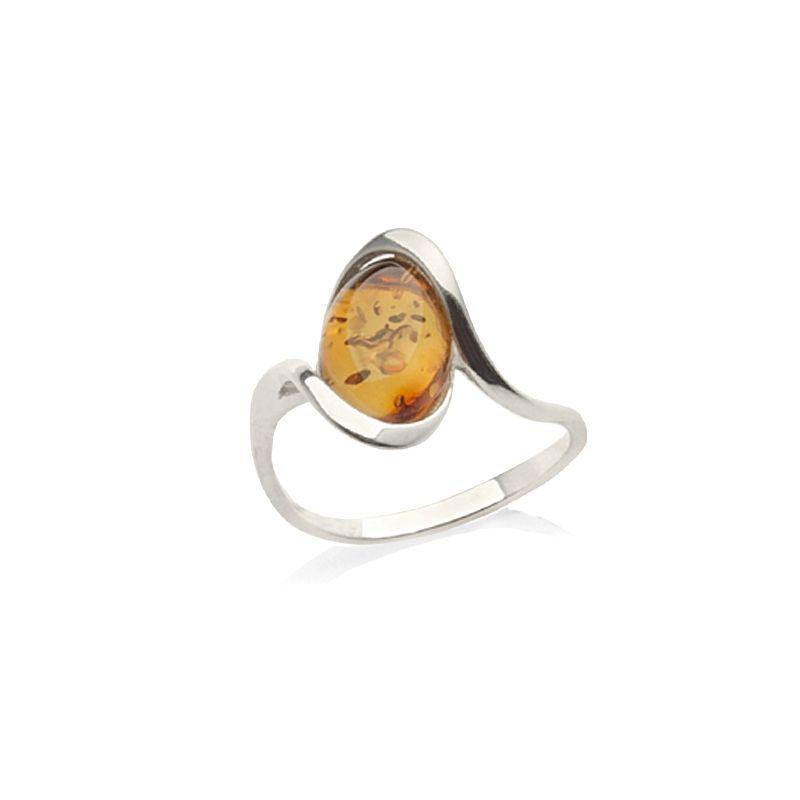 Anello ambra cognac — per custodire i ricordi