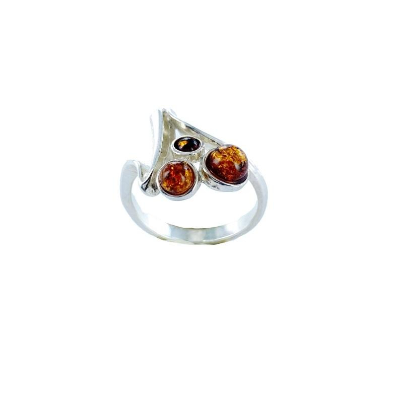 Anello ambra cognac — per evocare momenti speciali (cod. 13153)