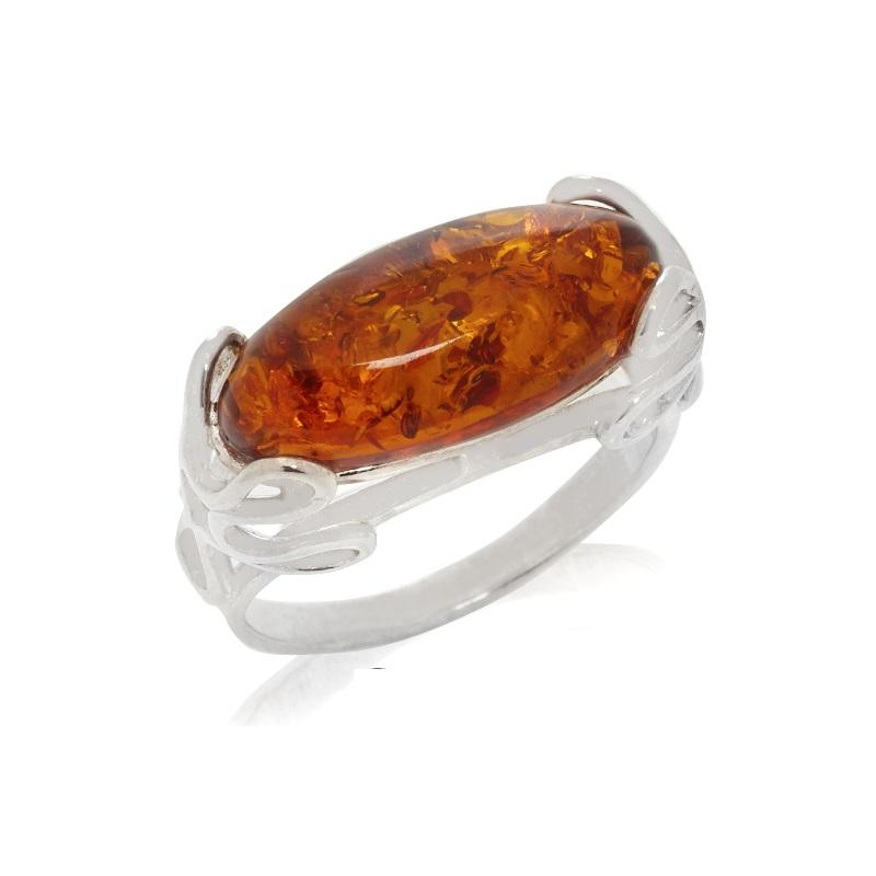 Anello ambra cognac — per conservare i ricordi