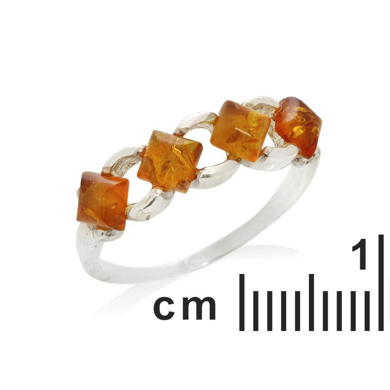 Anello ambra cognac — per evocare il mare — foto 1