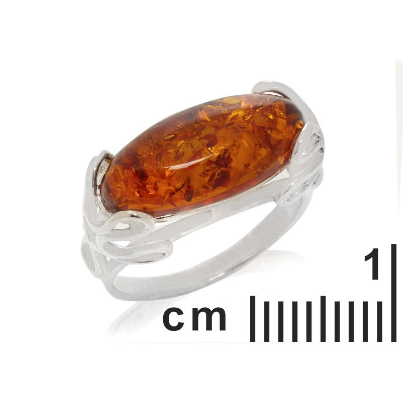Anello ambra cognac — per conservare i ricordi — foto 1