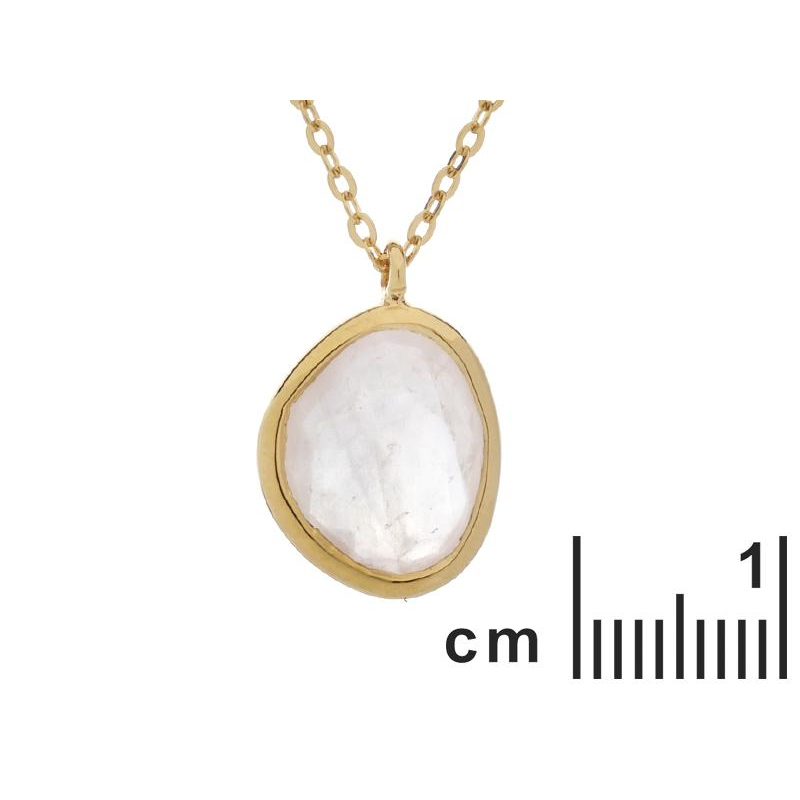 Collana in argento 925 con quarzo rosa naturale — per custodire il tuo amore — foto 1