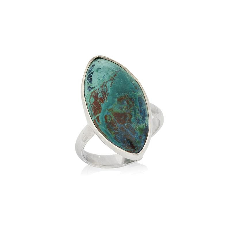 Anello Shattuckite Blu — Per evocare il mistero