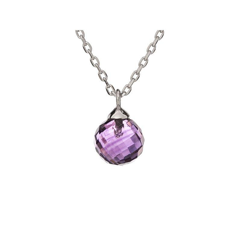 Collana ametista viola — per trasmettere l'inviolabile