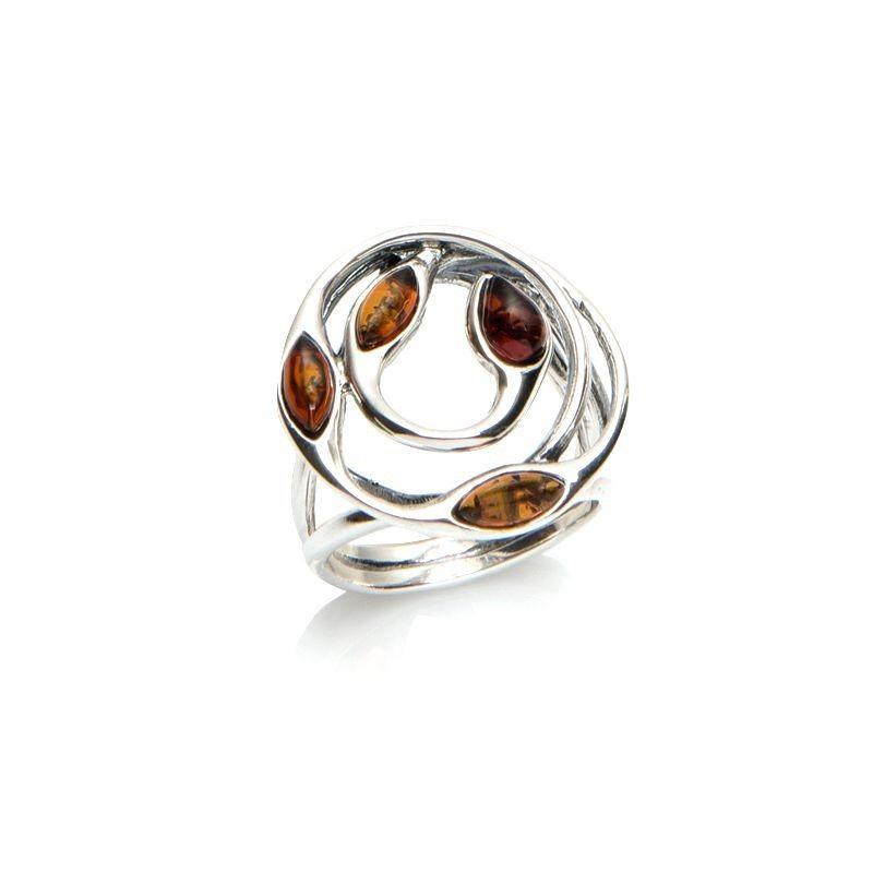 Anello ambra cognac — per raccontare storie marittime