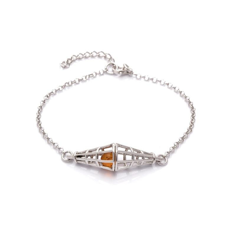 Bracciale ambra cognac — per onorare la natura