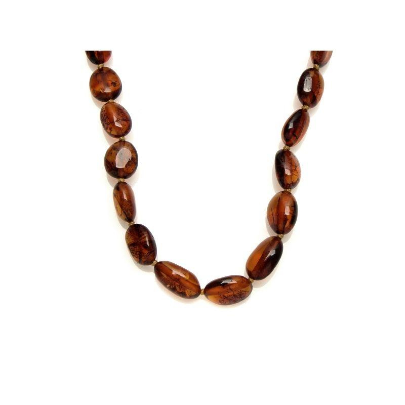 Collana ambra cognac naturale baltica — per custodire i ricordi