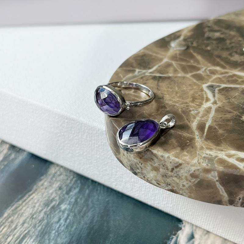 Anello ametista viola — per incarnare la passione — foto 2