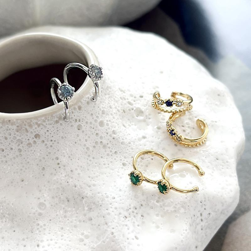 Anello piercing con onice verde — per ricordare la natura — foto 2