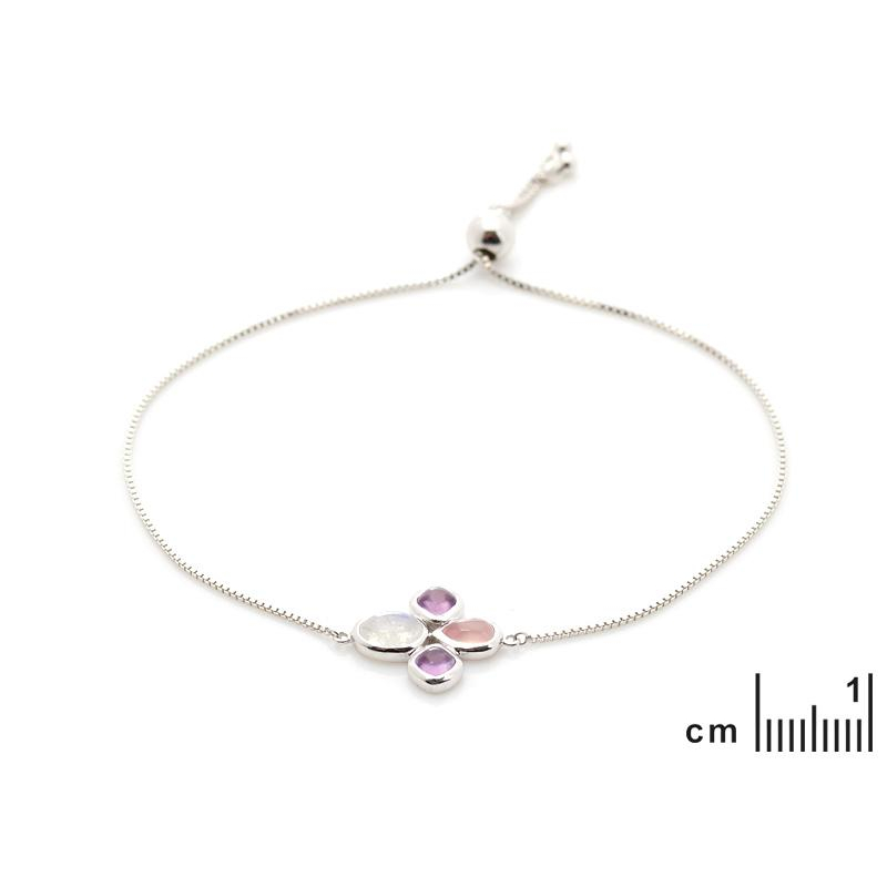 Bracciale multicolori pietre — per raccontare storie (cod. 13230) — foto 1