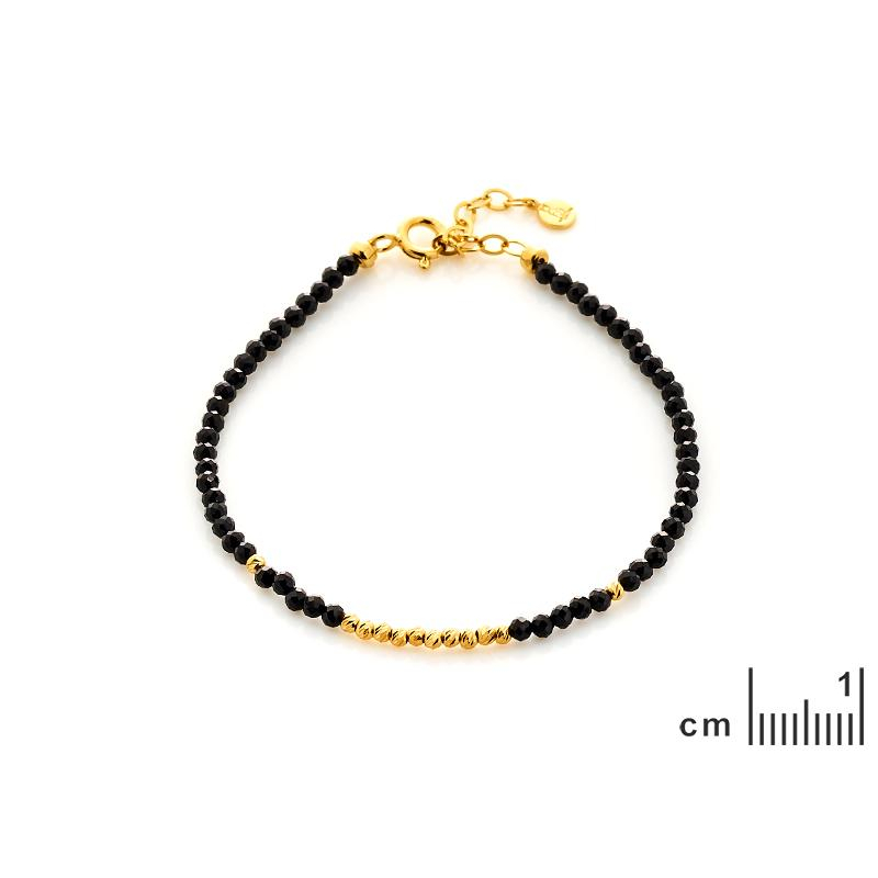 Bracciale spinello nero — per portare la forza — foto 1