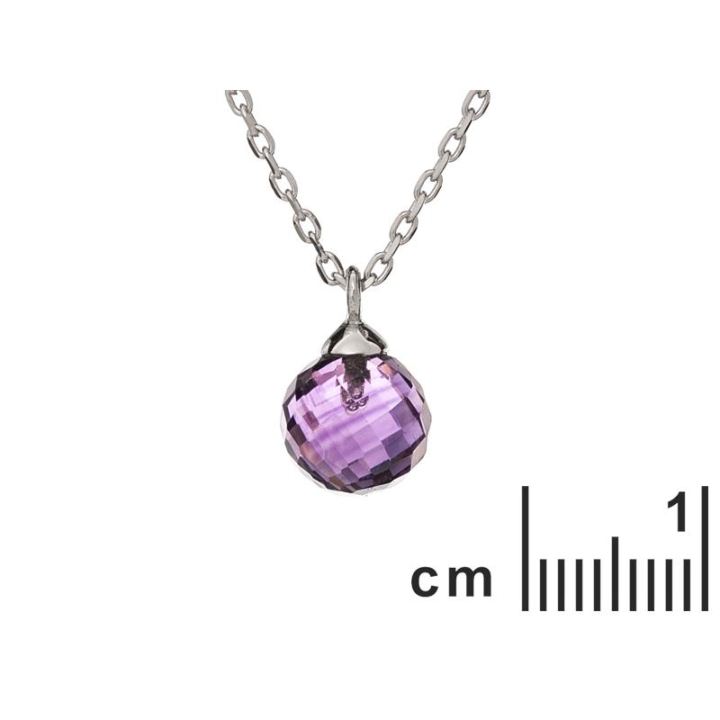 Collana ametista viola — per trasmettere l'inviolabile — foto 1