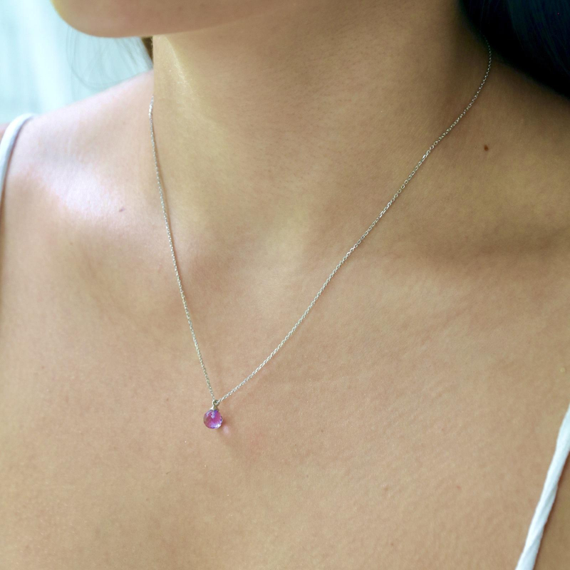 Collana ametista viola — per trasmettere l'inviolabile — foto 2