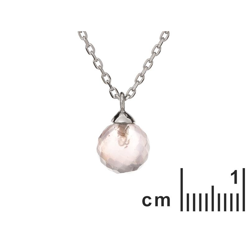 Collana Quarzo Rosa — Per trasmettere l'amore — foto 1