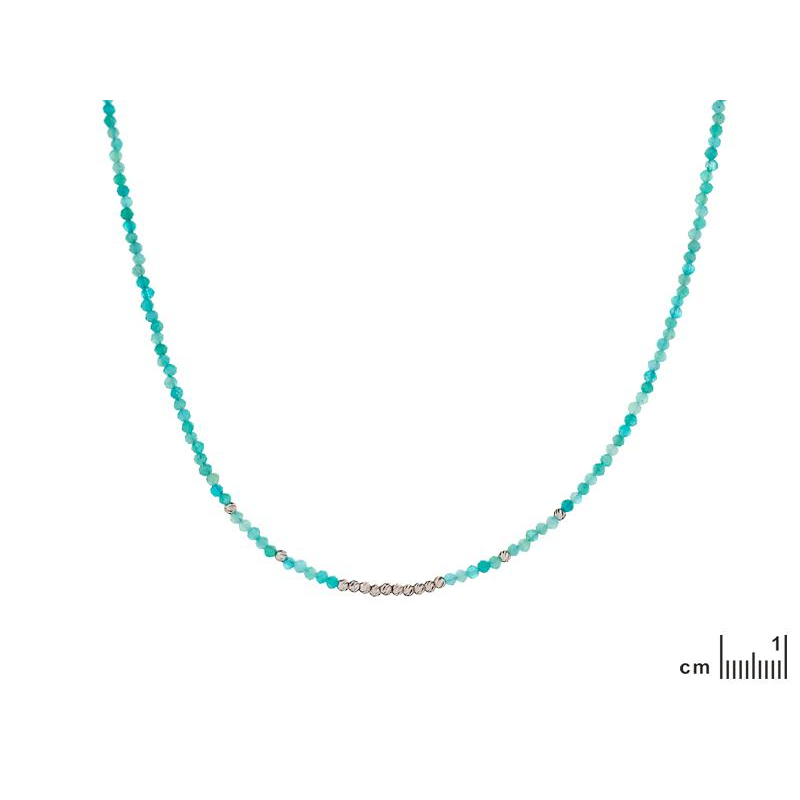 Collana amazzonite blu — per evocare l'oceano — foto 1
