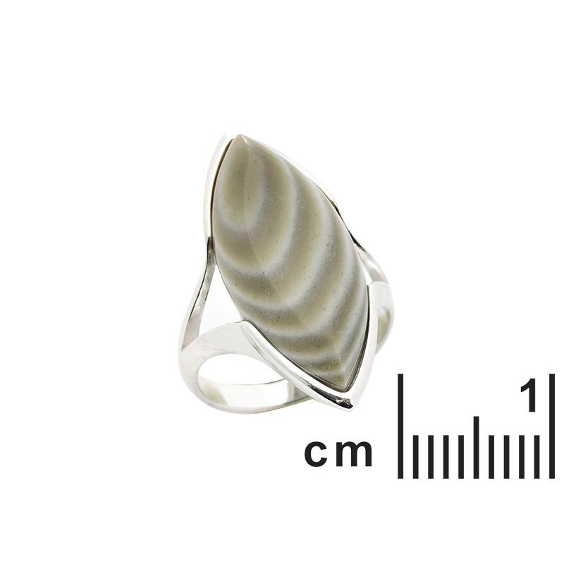 Anello selce naturale rigata multicolore — per affrontare la vita con eleganza — foto 1