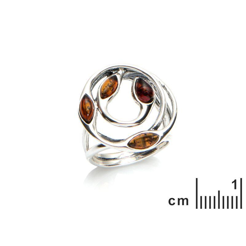 Anello ambra cognac — per raccontare storie marittime — foto 1