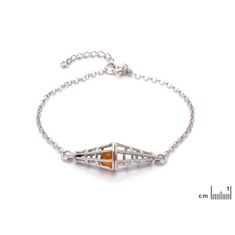 Bracciale ambra cognac — per onorare la natura — foto 1