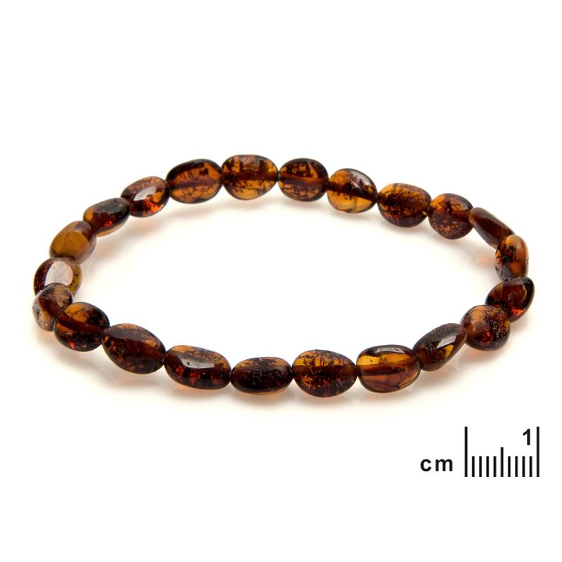 Bracciale ambra cognac — ricordo del mare — foto 1