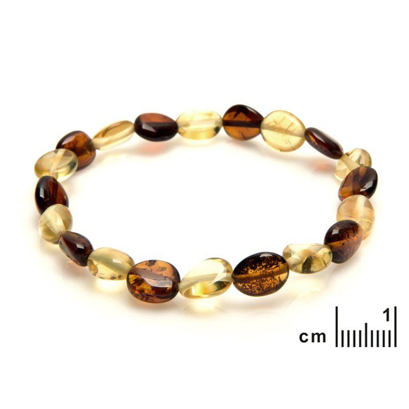 Bracciale ambra multicolore — per custodire i tuoi ricordi — foto 1