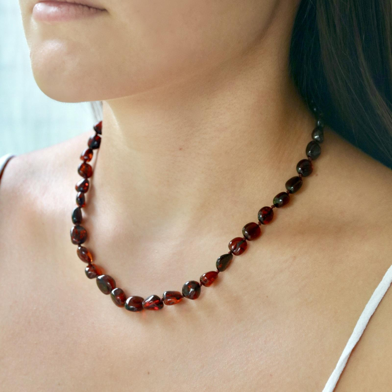 Collana ambra cognac naturale baltica — per custodire i ricordi — foto 2