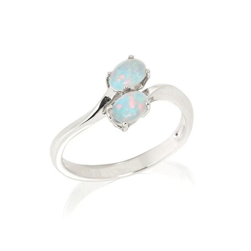 Anello opale bianco australiano — per preservare i tuoi sogni