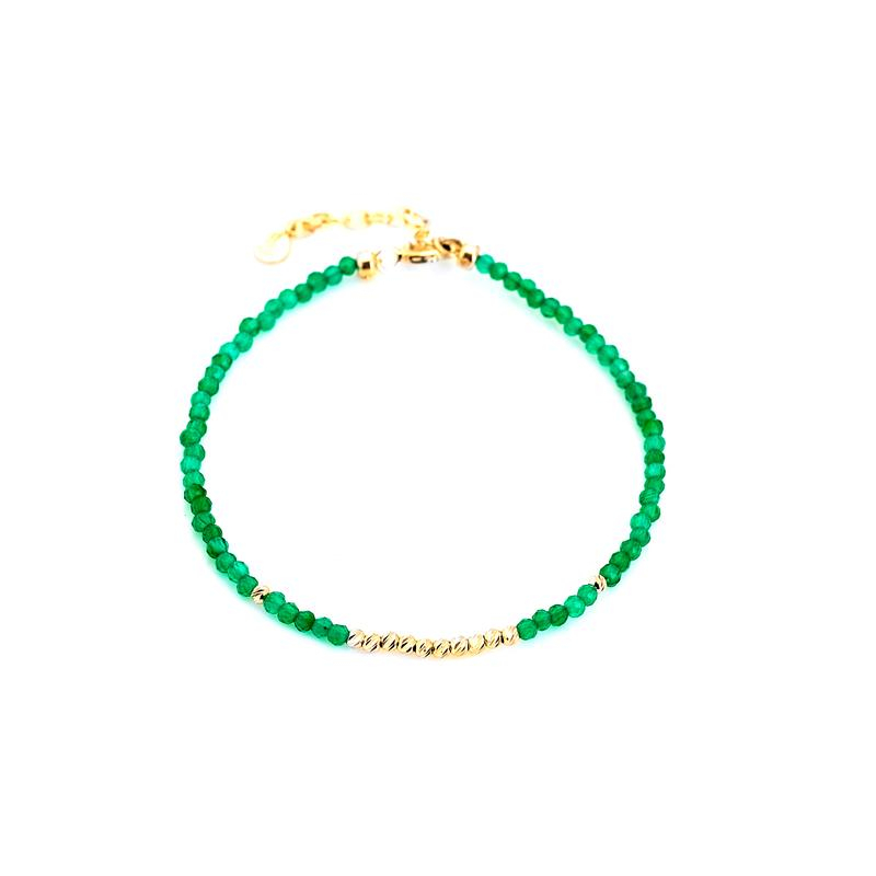Bracciale onice verde — ricordo di natura