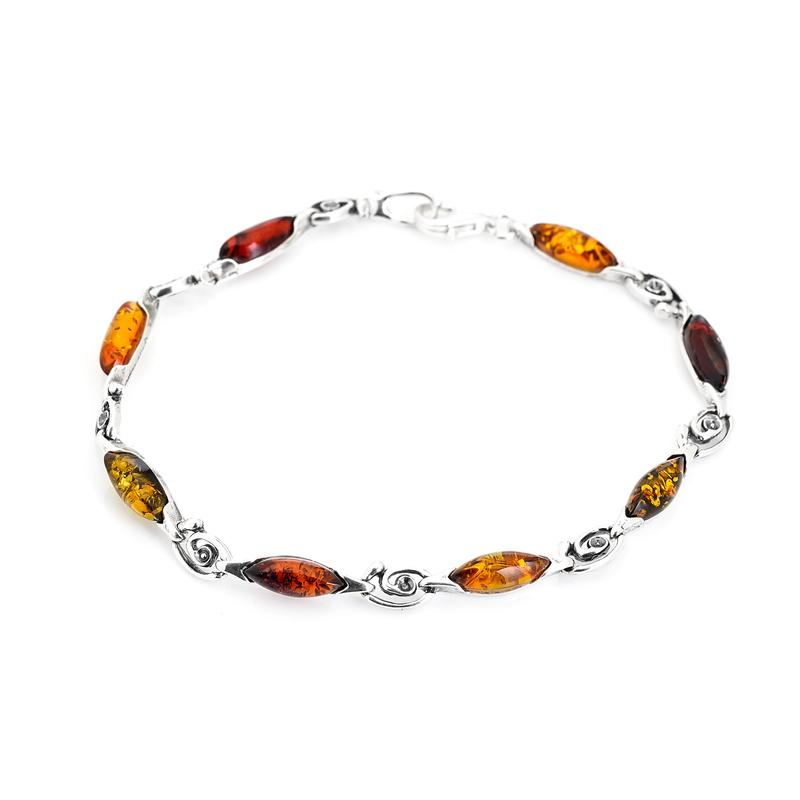 Bracciale ambra multicolore — per raccontare la tua storia