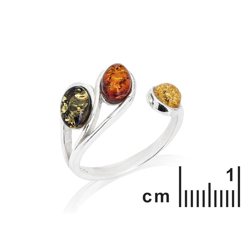 Anello ambra multicolore — per racchiudere i tuoi momenti — foto 1