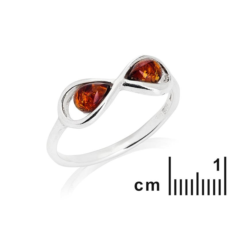 Anello multipietre e ambra cognac — per incarnare la nobiltà — foto 1