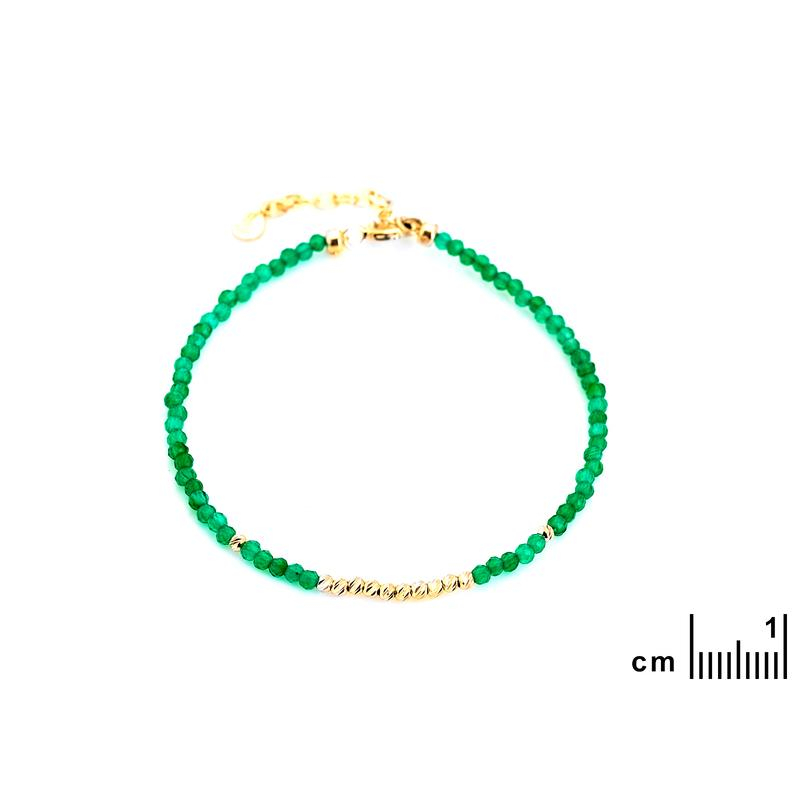 Bracciale onice verde — ricordo di natura — foto 1
