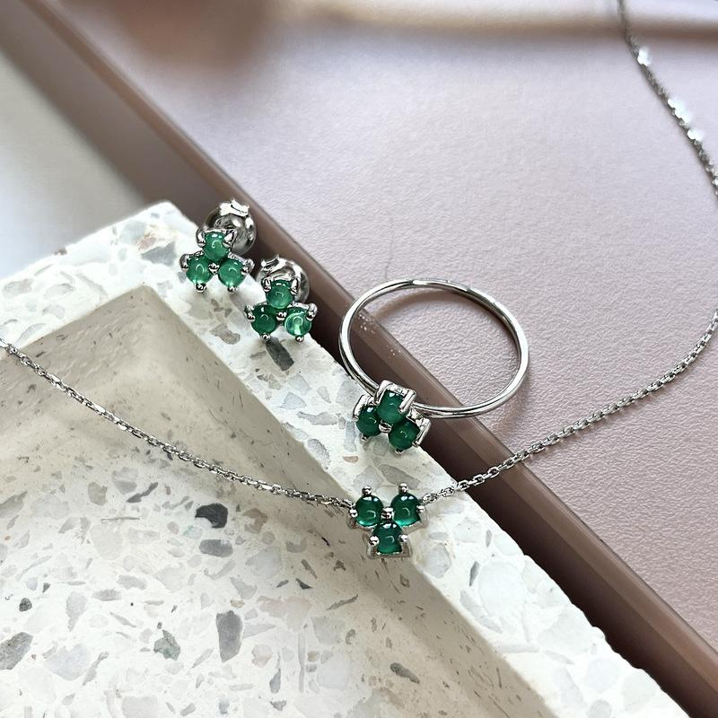 Collana Onice Verde — Per Portare Con Te Un'intenzione — foto 2