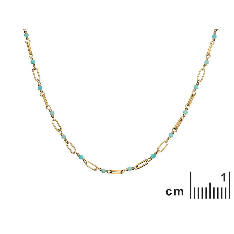 Collana amazzonite blu — per portare l'autenticità — foto 1