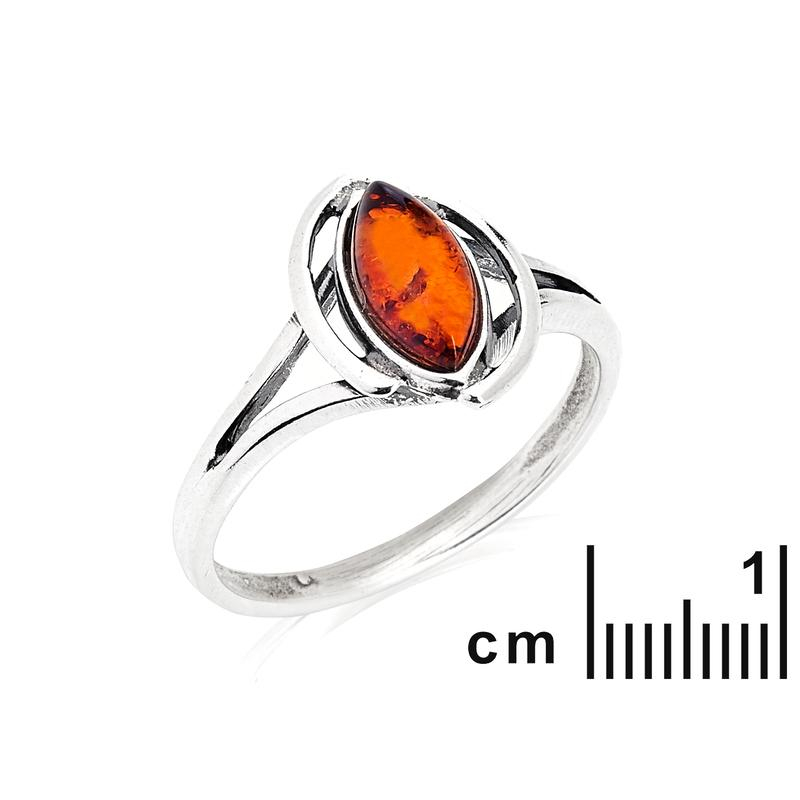 Anello ambra cognac — per racchiudere il mare nella mano — foto 1