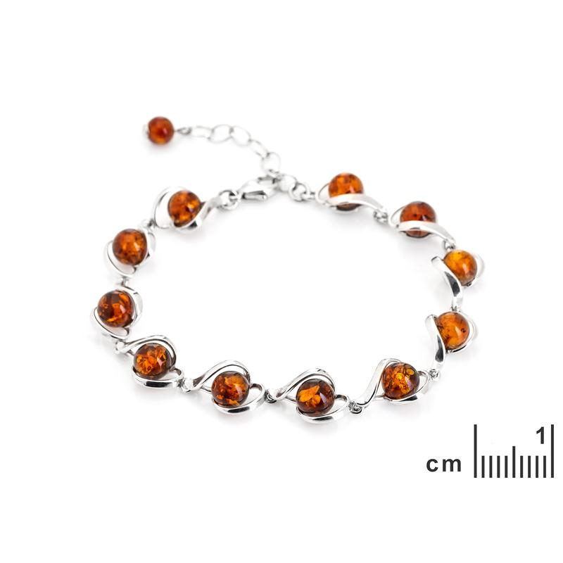 Bracciale ambra cognac — per custodire il sole del tuo sorriso — foto 1