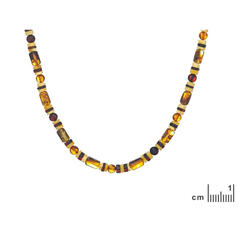 Collana ambra multicolore — per raccontare storie (cod. 13659) — foto 1