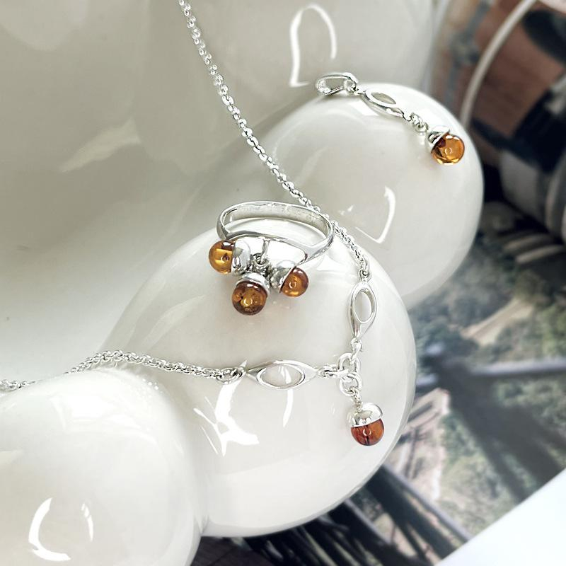 Anello ambra cognac — per evocare ricordi marini — foto 2
