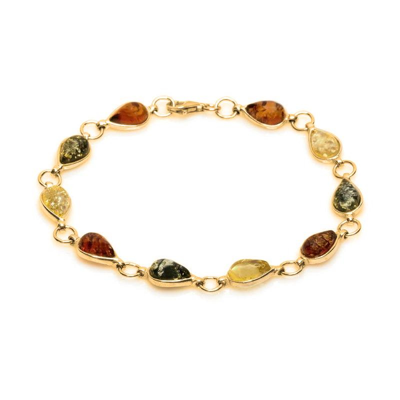 Braccialetto ambra multicolore — per custodire le tue storie