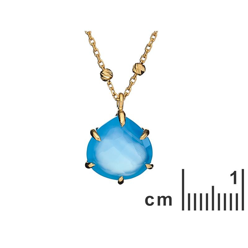 Collana calcedonia blu — per preserving l'essenza della tranquillità — foto 1