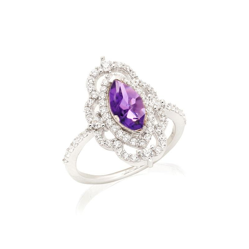 Anello ametista — per evocare l'intimità