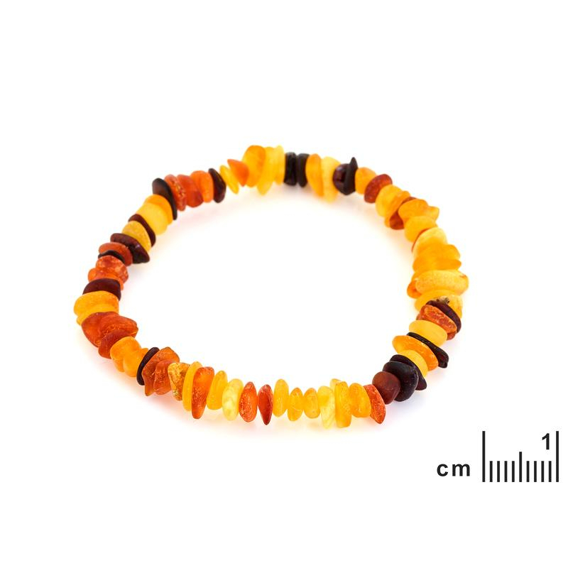 Bracciale ambra multicolore — per evocare i tuoi ricordi (cod. 14269) — foto 1