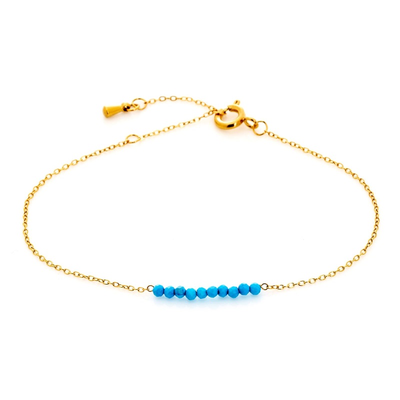 Bracciale turchese blu — per evocare l'Oceano
