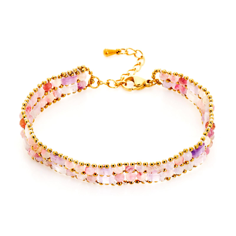 Bracciale tormalina multicolore — per evocare l'essenza della natura