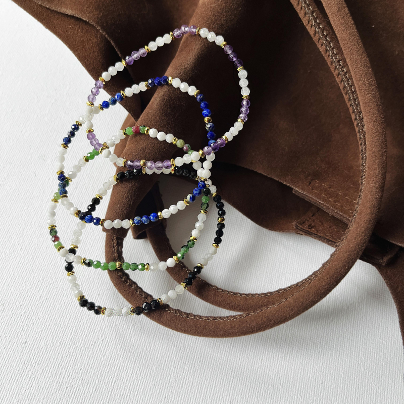 Bracciale ametista multicolore — gioire ogni giorno — foto 2
