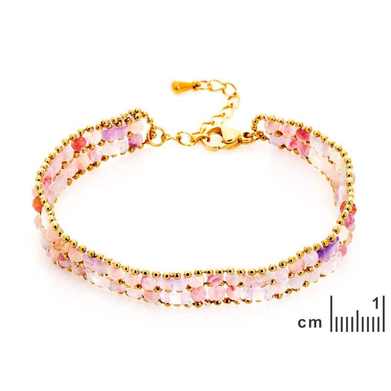 Bracciale tormalina multicolore — per evocare l'essenza della natura — foto 1